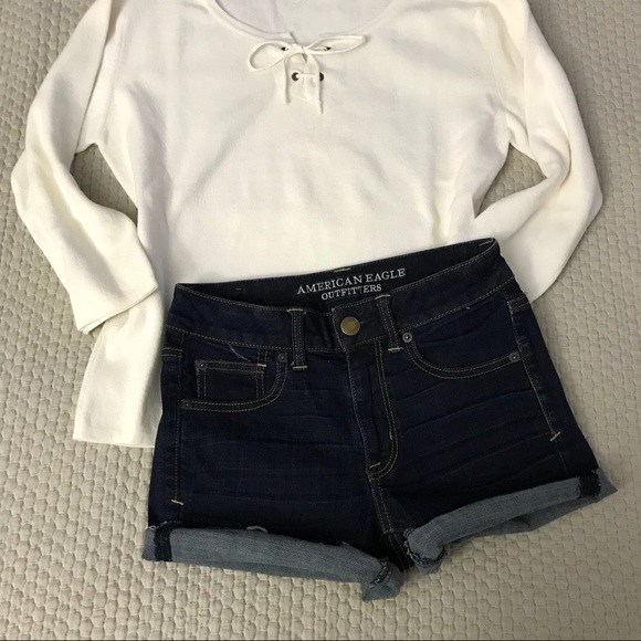 American Eagle Outfitters Pants - American Eagle High Waisted Jean Shorts